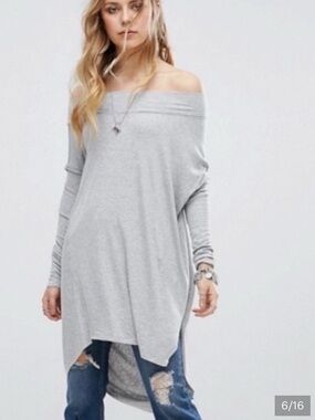 Free People We The Free Grapevine Asymmetrical Tunic Size S
